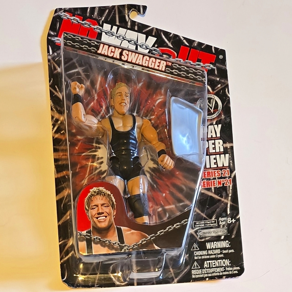 WWE Jack Swagger NO WAY OUT Pay Per View Series 21 Jakks RARE 🔥 NEW SEALED 🔥
